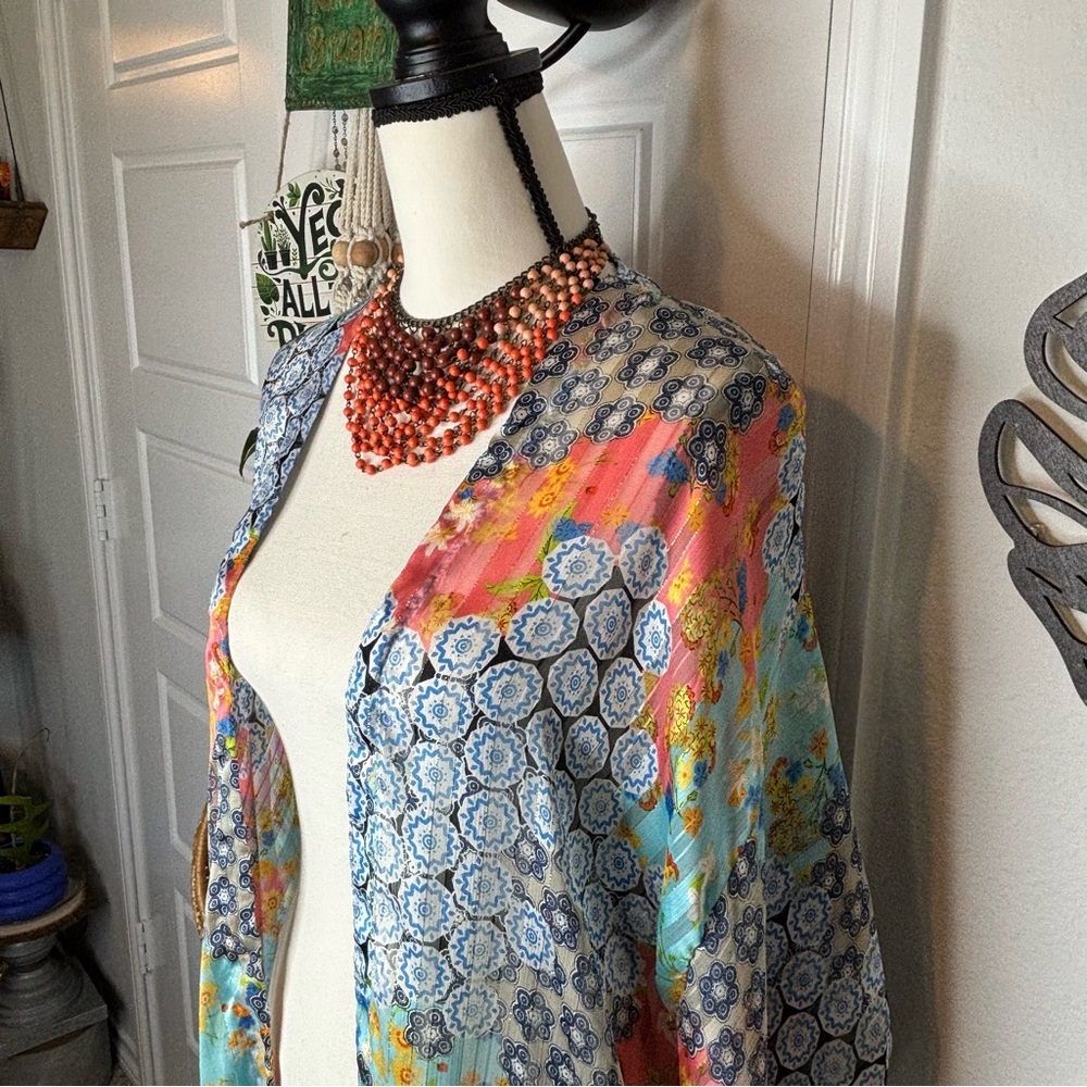 Ces Femme Kimono Cardigan Duster - Picture 3 of 9